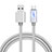 Cable USB 2.0 Android Universal A10 Plata