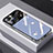 Carcasa Bumper Funda Silicona Espejo AT1 para Apple iPhone 13 Pro Max Azul