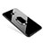 Carcasa Bumper Funda Silicona Espejo con Anillo de dedo Soporte para Samsung Galaxy J7 Prime Negro