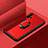 Carcasa Bumper Funda Silicona Espejo con Magnetico Anillo de dedo Soporte para Huawei Honor 20 Pro Rojo