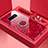 Carcasa Bumper Funda Silicona Espejo con Magnetico Anillo de dedo Soporte T01 para Samsung Galaxy S10e Rojo