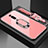 Carcasa Bumper Funda Silicona Espejo con Magnetico Anillo de dedo Soporte T01 para Xiaomi Mi 9T Rosa