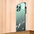 Carcasa Bumper Funda Silicona Espejo Gradiente Arco iris AT1 para Apple iPhone 13 Pro Verde