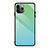 Carcasa Bumper Funda Silicona Espejo Gradiente Arco iris H01 para Apple iPhone 11 Pro Cian