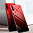 Carcasa Bumper Funda Silicona Espejo Gradiente Arco iris H01 para Huawei Honor 20 Pro Rojo