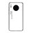 Carcasa Bumper Funda Silicona Espejo Gradiente Arco iris H01 para Huawei Mate 30E Pro 5G Blanco