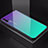 Carcasa Bumper Funda Silicona Espejo Gradiente Arco iris H01 para Huawei Nova 5T Azul Cielo