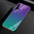 Carcasa Bumper Funda Silicona Espejo Gradiente Arco iris H01 para Huawei Nova 6 5G Morado