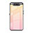 Carcasa Bumper Funda Silicona Espejo Gradiente Arco iris H01 para Samsung Galaxy A80 Rosa