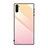 Carcasa Bumper Funda Silicona Espejo Gradiente Arco iris H01 para Samsung Galaxy Note 10 5G Rosa