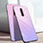 Carcasa Bumper Funda Silicona Espejo Gradiente Arco iris H01 para Xiaomi Mi 9T Pro Rosa