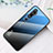 Carcasa Bumper Funda Silicona Espejo Gradiente Arco iris H01 para Xiaomi Mi Note 10 Azul