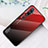 Carcasa Bumper Funda Silicona Espejo Gradiente Arco iris H01 para Xiaomi Mi Note 10 Rojo