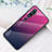 Carcasa Bumper Funda Silicona Espejo Gradiente Arco iris H01 para Xiaomi Mi Note 10 Rosa Roja
