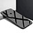 Carcasa Bumper Funda Silicona Espejo Gradiente Arco iris H01 para Xiaomi Redmi Note 8 Negro