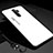Carcasa Bumper Funda Silicona Espejo Gradiente Arco iris H01 para Xiaomi Redmi Note 8 Pro Blanco