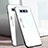 Carcasa Bumper Funda Silicona Espejo Gradiente Arco iris H02 para Samsung Galaxy S10e Blanco