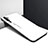 Carcasa Bumper Funda Silicona Espejo Gradiente Arco iris H02 para Xiaomi Mi Note 10 Blanco