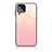 Carcasa Bumper Funda Silicona Espejo Gradiente Arco iris JD1 para Samsung Galaxy M53 5G Rosa