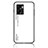 Carcasa Bumper Funda Silicona Espejo Gradiente Arco iris LS1 para OnePlus Nord N300 5G Blanco