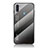 Carcasa Bumper Funda Silicona Espejo Gradiente Arco iris LS1 para Samsung Galaxy A11 Gris Oscuro