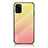 Carcasa Bumper Funda Silicona Espejo Gradiente Arco iris LS1 para Samsung Galaxy A31 Amarillo