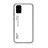 Carcasa Bumper Funda Silicona Espejo Gradiente Arco iris LS1 para Samsung Galaxy A51 4G Blanco