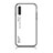 Carcasa Bumper Funda Silicona Espejo Gradiente Arco iris LS1 para Samsung Galaxy A70 Blanco