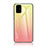 Carcasa Bumper Funda Silicona Espejo Gradiente Arco iris LS1 para Samsung Galaxy A71 5G Amarillo
