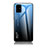 Carcasa Bumper Funda Silicona Espejo Gradiente Arco iris LS1 para Samsung Galaxy A71 5G Azul