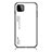 Carcasa Bumper Funda Silicona Espejo Gradiente Arco iris LS1 para Samsung Galaxy F42 5G Blanco