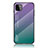 Carcasa Bumper Funda Silicona Espejo Gradiente Arco iris LS1 para Samsung Galaxy F42 5G Multicolor