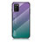 Carcasa Bumper Funda Silicona Espejo Gradiente Arco iris LS1 para Samsung Galaxy M02s Multicolor