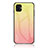Carcasa Bumper Funda Silicona Espejo Gradiente Arco iris LS1 para Samsung Galaxy M04 Amarillo