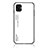 Carcasa Bumper Funda Silicona Espejo Gradiente Arco iris LS1 para Samsung Galaxy M04 Blanco