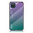 Carcasa Bumper Funda Silicona Espejo Gradiente Arco iris LS1 para Samsung Galaxy M12 Multicolor