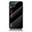 Carcasa Bumper Funda Silicona Espejo Gradiente Arco iris LS1 para Samsung Galaxy M12 Negro