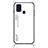 Carcasa Bumper Funda Silicona Espejo Gradiente Arco iris LS1 para Samsung Galaxy M21s Blanco