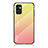 Carcasa Bumper Funda Silicona Espejo Gradiente Arco iris LS1 para Samsung Galaxy M23 5G Amarillo