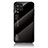 Carcasa Bumper Funda Silicona Espejo Gradiente Arco iris LS1 para Samsung Galaxy M42 5G Negro