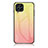 Carcasa Bumper Funda Silicona Espejo Gradiente Arco iris LS1 para Samsung Galaxy M53 5G Amarillo