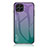Carcasa Bumper Funda Silicona Espejo Gradiente Arco iris LS1 para Samsung Galaxy M53 5G Multicolor
