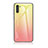 Carcasa Bumper Funda Silicona Espejo Gradiente Arco iris LS1 para Samsung Galaxy Note 10 5G Amarillo