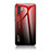 Carcasa Bumper Funda Silicona Espejo Gradiente Arco iris LS1 para Samsung Galaxy Note 10 Plus 5G Rojo