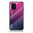 Carcasa Bumper Funda Silicona Espejo Gradiente Arco iris LS1 para Samsung Galaxy S10 Lite Rosa Roja