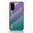 Carcasa Bumper Funda Silicona Espejo Gradiente Arco iris LS1 para Samsung Galaxy S20 5G Multicolor