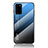 Carcasa Bumper Funda Silicona Espejo Gradiente Arco iris LS1 para Samsung Galaxy S20 Plus 5G Azul