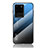 Carcasa Bumper Funda Silicona Espejo Gradiente Arco iris LS1 para Samsung Galaxy S20 Ultra Azul