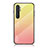 Carcasa Bumper Funda Silicona Espejo Gradiente Arco iris LS1 para Xiaomi Mi Note 10 Lite Amarillo