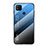 Carcasa Bumper Funda Silicona Espejo Gradiente Arco iris LS1 para Xiaomi POCO C31 Azul